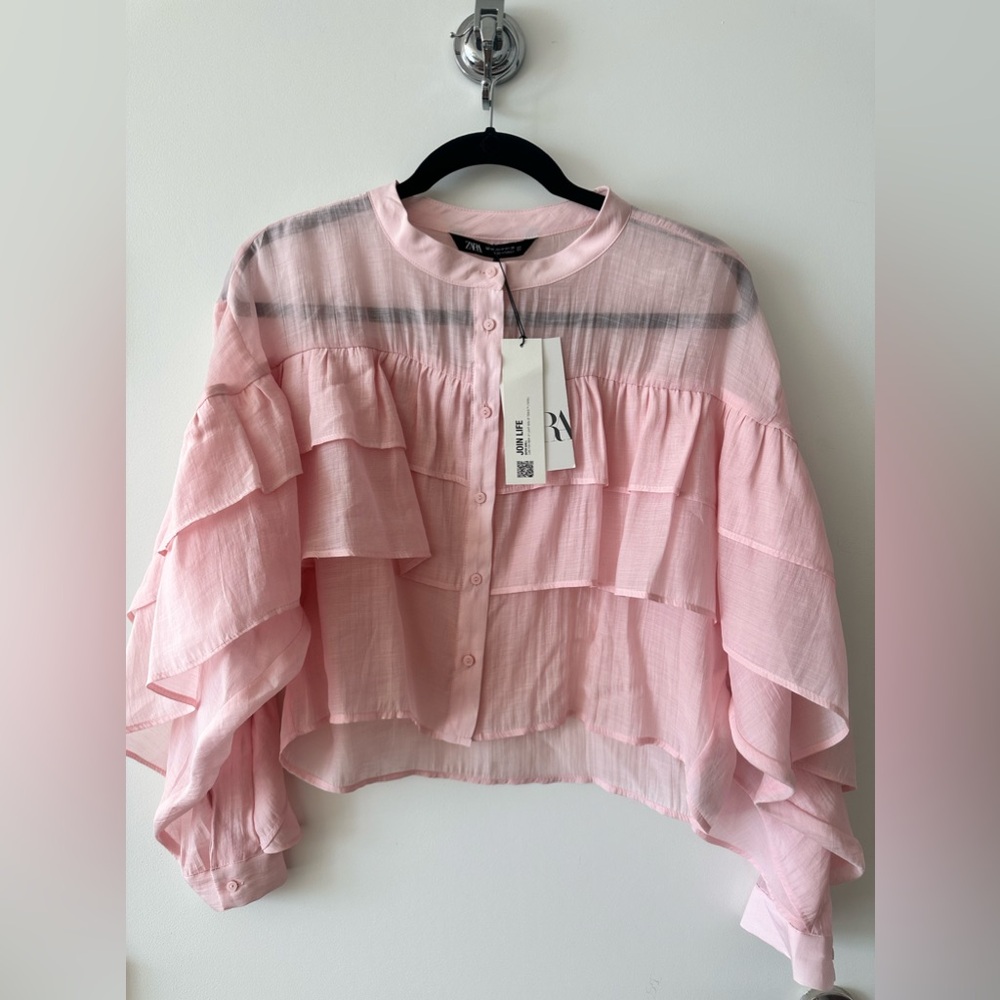 Zara Ruffle Blouse